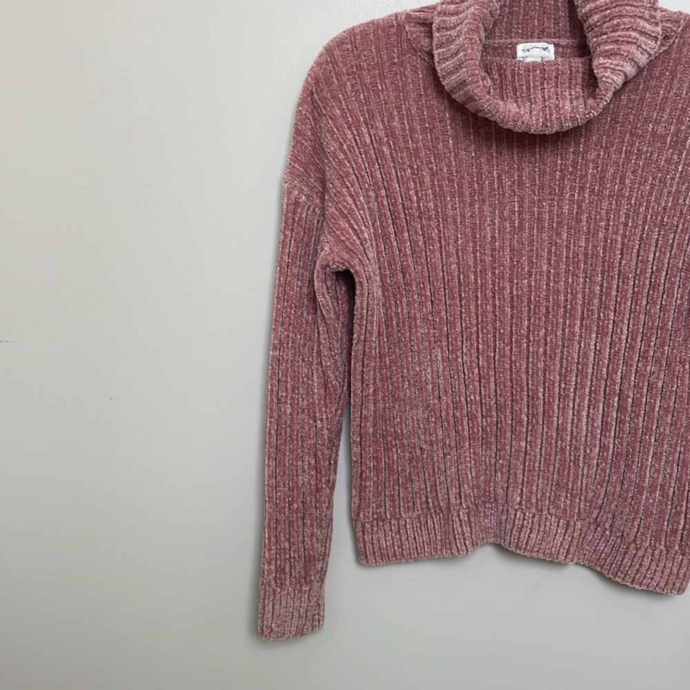 Hippie Rose Cowl Neck Sweater Pink Size S - Picture 3 of 6